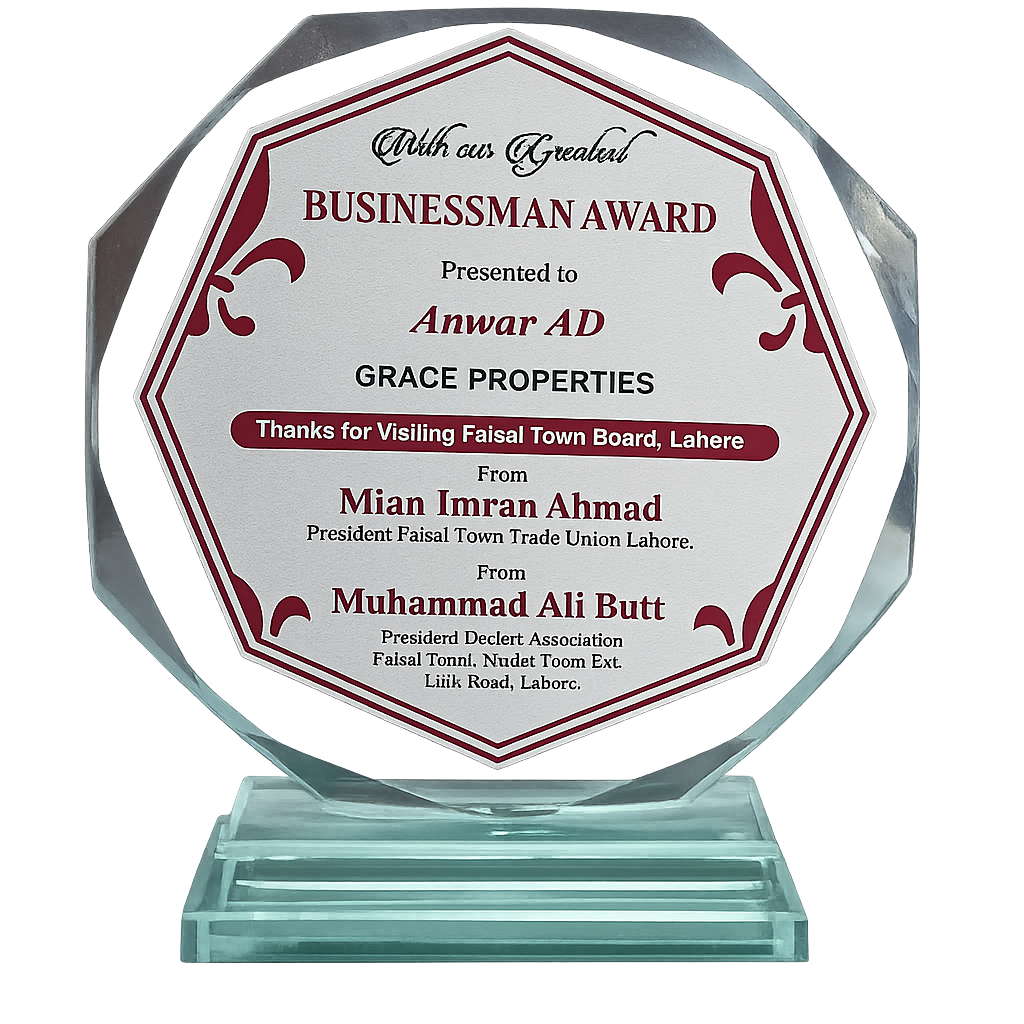 Industry recognition for honest business practice